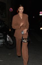 IRINA SHAYK Out and About in Paris 01/22/2020