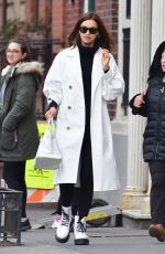 IRINA SHAYK Out Shopping with Her Mother in New York 01/27/2020