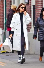 IRINA SHAYK Out Shopping with Her Mother in New York 01/27/2020
