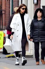 IRINA SHAYK Out Shopping with Her Mother in New York 01/27/2020