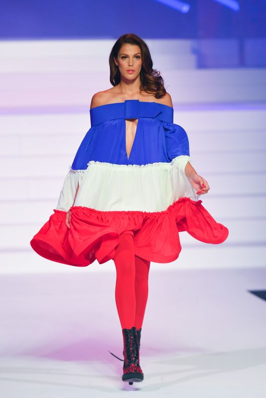 IRIS MITTENAERE at Jean-Paul Gaultier Haute Couture Show in Paris 01/22/2020
