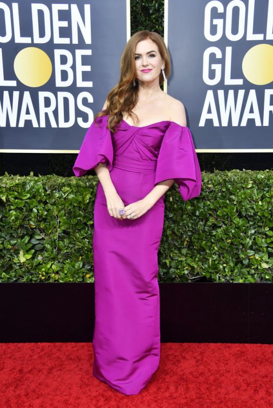 ISLA FISHER at 77th Annual Golden Globe Awards in Beverly Hills 01/05 ...