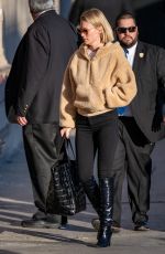 JANUARY JONES Arrives at Jimmy Kimmel Live in Los Angeles 01/09/2020