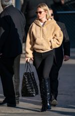 JANUARY JONES Arrives at Jimmy Kimmel Live in Los Angeles 01/09/2020