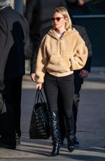 JANUARY JONES Arrives at Jimmy Kimmel Live in Los Angeles 01/09/2020