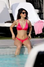 JASMIN WALIA in Bikini at a Pool in Los Angeles 01/28/2020