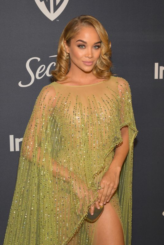 JASMINE SANDERS at Instyle and Warner Bros. Golden Globe Awards Party 01/05/2020