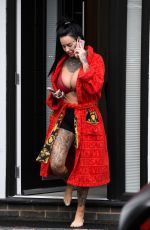 JEMMA LUCY Leaves Her Home in Manchester 01/05/2020