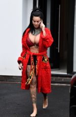 JEMMA LUCY Leaves Her Home in Manchester 01/05/2020