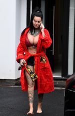 JEMMA LUCY Leaves Her Home in Manchester 01/05/2020