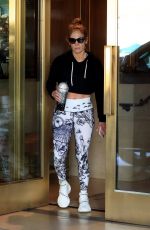 JENNFIER LOPEZ Leaves a Gym in Los Angeles 01/04/2020