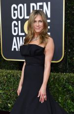 JENNIFER ANISTON at 77th Annual Golden Globe Awards in Beverly Hills 01/05/2020