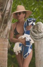 JENNIFER ANISTON in Bikini at a Beach in Tulum 01/01/2020