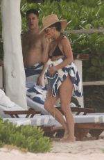 JENNIFER ANISTON in Bikini at a Beach in Tulum 01/01/2020