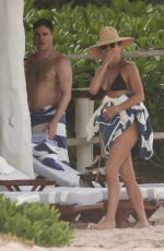 JENNIFER ANISTON in Bikini at a Beach in Tulum 01/01/2020