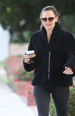 JENNIFER GARNER Out for Morning Coffee in Brentwood 01/07/2020
