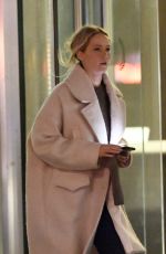 JENNIFER LAWRENCE Out for Dinner in New York 01/07/2020