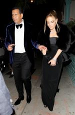 JENNIFER LOPEZ and Alex Rodriguez Out for Dinner in Wst Hollywood 01/19/2020