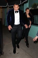 JENNIFER LOPEZ and Alex Rodriguez Out for Dinner in Wst Hollywood 01/19/2020