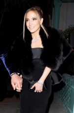 JENNIFER LOPEZ and Alex Rodriguez Out for Dinner in Wst Hollywood 01/19/2020