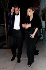 JENNIFER LOPEZ and Alex Rodriguez Out for Dinner in Wst Hollywood 01/19/2020
