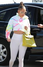 JENNIFER LOPEZ Arrives at a Gym in Miami 01/21/2020