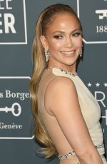 JENNIFER LOPEZ at 25th Annual Critics Choice Awards in Santa Monica 01/12/2020