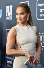 JENNIFER LOPEZ at 25th Annual Critics Choice Awards in Santa Monica 01/12/2020