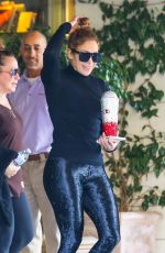 JENNIFER LOPEZ Leaves Her Hotel in Los Angeles 01/02/2020
