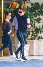 JENNIFER LOPEZ Leaves Her Hotel in Los Angeles 01/02/2020