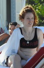 JESS GLYNNE in Bikini at a Beach in Miami 01/02/2020