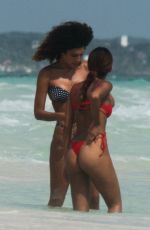 JESSICA AIDI in Bikini at a Beach in Tulum 01/29/2020