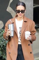 JESSICA ALBA Arrives at Honest Company Headquarters in Santa Monica 01/03/2020