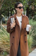 JESSICA ALBA Arrives at Honest Company Headquarters in Santa Monica 01/03/2020
