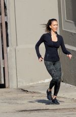 JESSICA ALBA on the Set of L.A