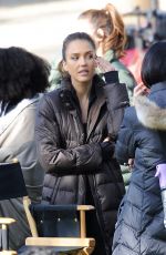 JESSICA ALBA on the Set of L.A