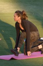 JESSICA ALBA on the Set of L.A