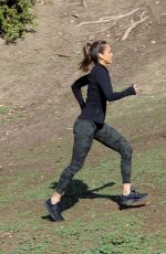 JESSICA ALBA on the Set of L.A