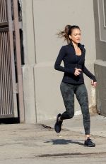 JESSICA ALBA on the Set of L.A