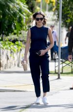 JESSICA ALBA on the Set of L.A