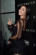 JESSICA HENWICK at Underwater Special Screening in Los Angeles 01/07/2020