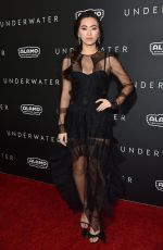 JESSICA HENWICK at Underwater Special Screening in Los Angeles 01/07/2020