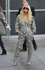 JESSICA SIMPSON Arrives at Jimmy Kimmel Live 01/29/2020