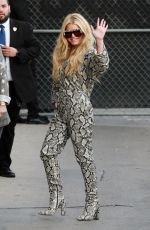 JESSICA SIMPSON Arrives at Jimmy Kimmel Live 01/29/2020
