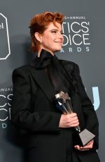 JESSIE BUCKLEY at 25th Annual Critics Choice Awards in Santa Monica 01/12/2020