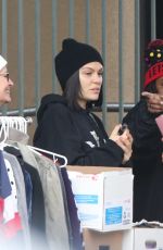 JESSIE J at Christmas Day Mission in Los Angeles 12/26/2019