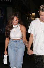 JESY NELSON and Chris Hughes Leaves Moonshine Saloon in London 01/16/2020