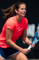 JULIA GOERGES Practices at 2020 Australian Open at Melbourne Park 01/19/2020