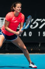 JULIA GOERGES Practices at 2020 Australian Open at Melbourne Park 01/19/2020
