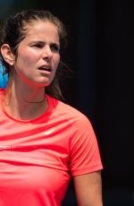 JULIA GOERGES Practices at 2020 Australian Open at Melbourne Park 01/19/2020